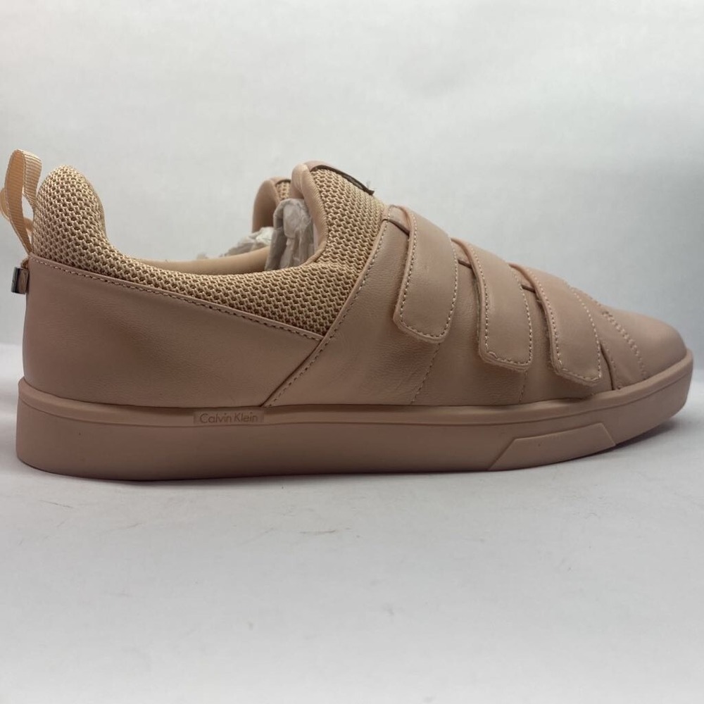 Calvin Klein Womens Irah Comfort Sneaker Dusty Pink Hook & Loop Sheer Satin 9 M - Picture 11 of 12